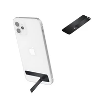 portable metal folding desk phone holder universal cellphone back sticker kickstand slim thin aluminum alloy stand