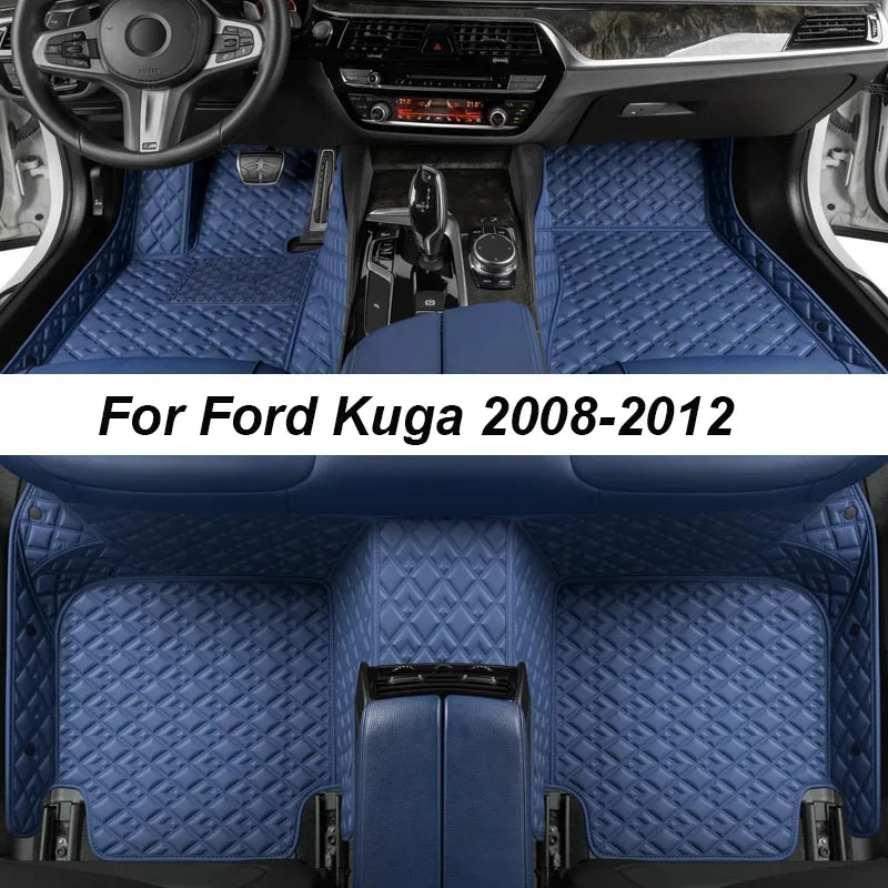 

Роскошные коврики на заказ для Ford Kuga 2008-2012, автомобильные коврики без складок, аксессуары, интерьер, запасные части, полный комплект