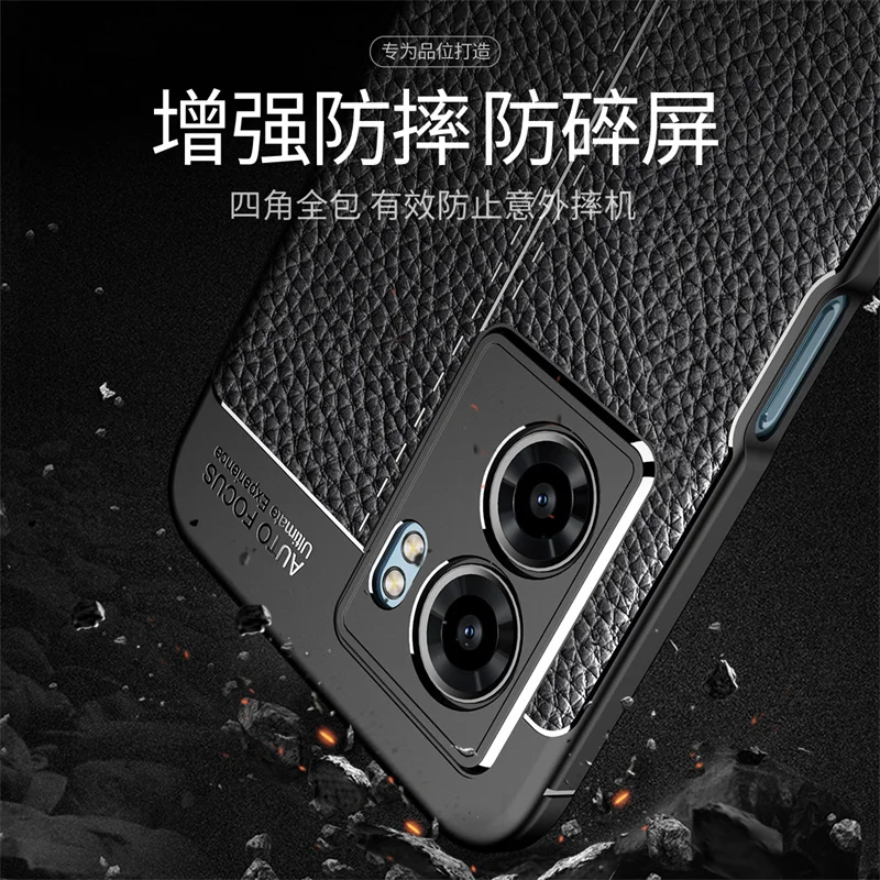 For OPPO A77 5G Case Cover For OPPO A77 5G Capas Shockproof Phone Bumper New Back Soft TPU Leather For Fundas OPPO A77 5G Cover