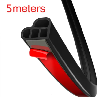 

Двухслойная Резиновая Уплотнительная Лента Для Двери Автомобиля, Звукоизоляционные Водонепроницаемые Уплотнители