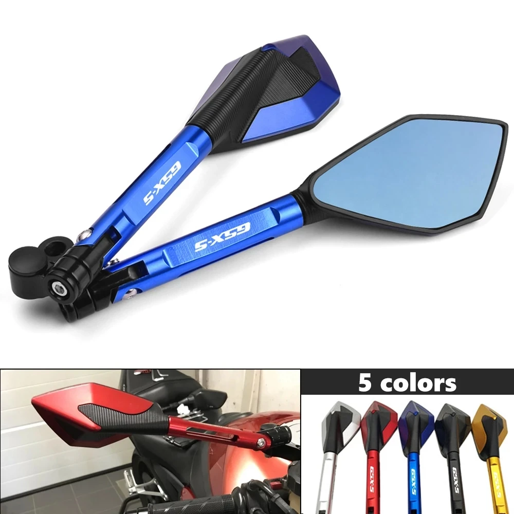 

Motorcycle Rearview Mirror CNC Aluminum View Side Mirrors For SUZUKI GSX-S750 GSXS 750 1000 GSXS750 GSX-S1000 GSXS1000 ALL YEAR