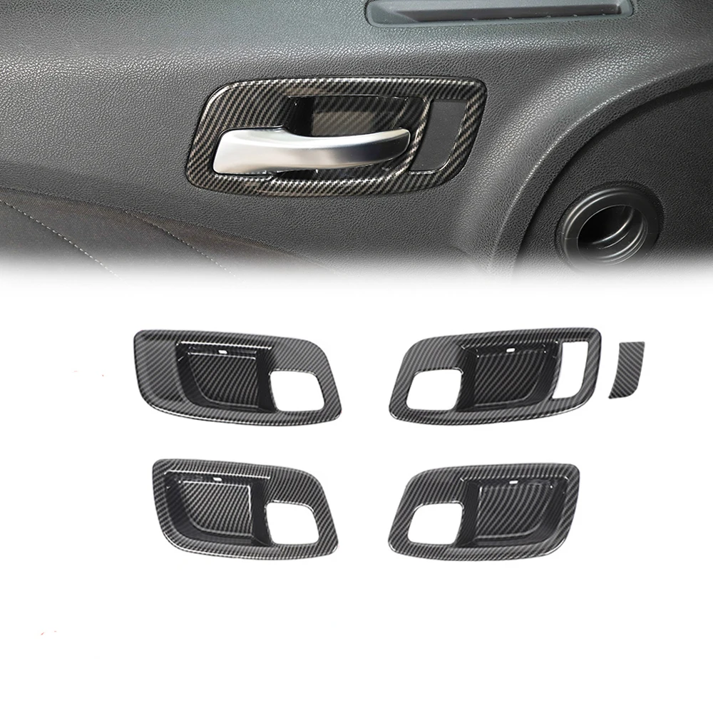 

Car Inner Door Bowl Decoration Cover Trim Stickers for Dodge Charger/Chrysler 300C 2011-2020 2021 Interior Accessories Styling