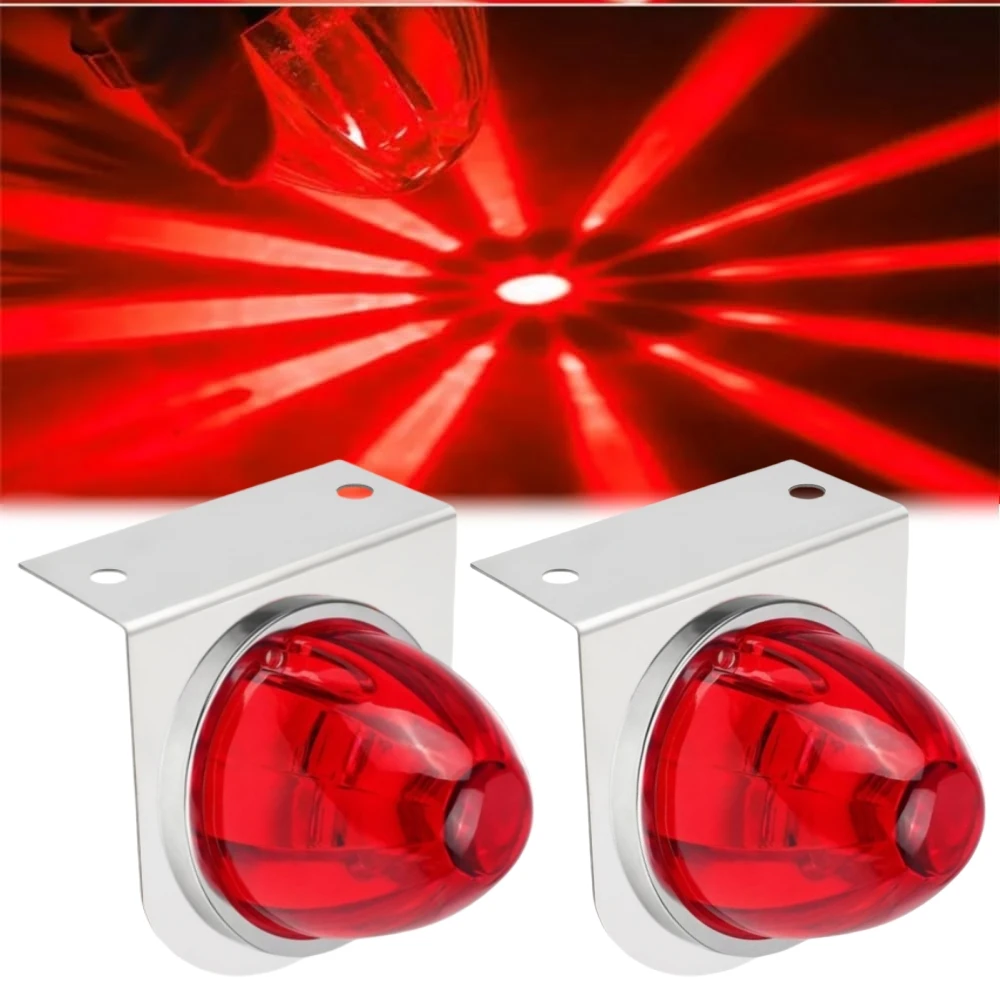 

2 шт. арбузные фонари, светодиодный боковой габаритный индикатор, указатель поворота, стоп-сигнал, полуприцеп для грузовика, светящиеся фонари на колесах для грузовика