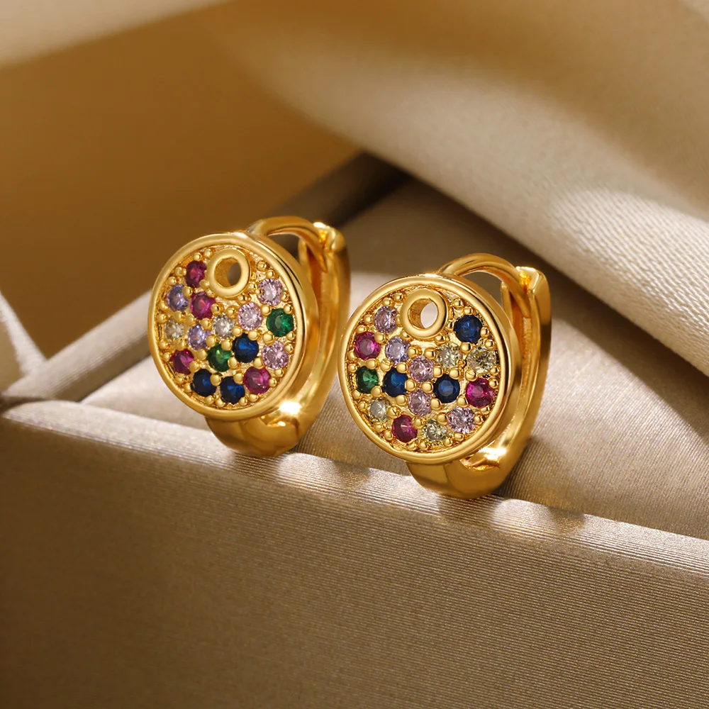 Изящные серьги-кольца с кристаллами для женщин, свадебная бижутерия для вечеринки, бриллиантовые серьги, лучший друг, подарки, женские аксессуары