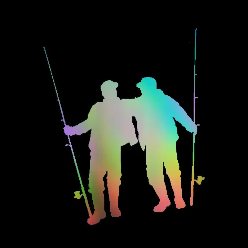 Персонализированные наклейки Автомобильные наклейки Good Friends Go Fishing Водонепроницаемые и солнцезащитные персонализированные наклейки ПВХ 16*14 см (art.: 3920cd02441b9) - 3920cd02441b9