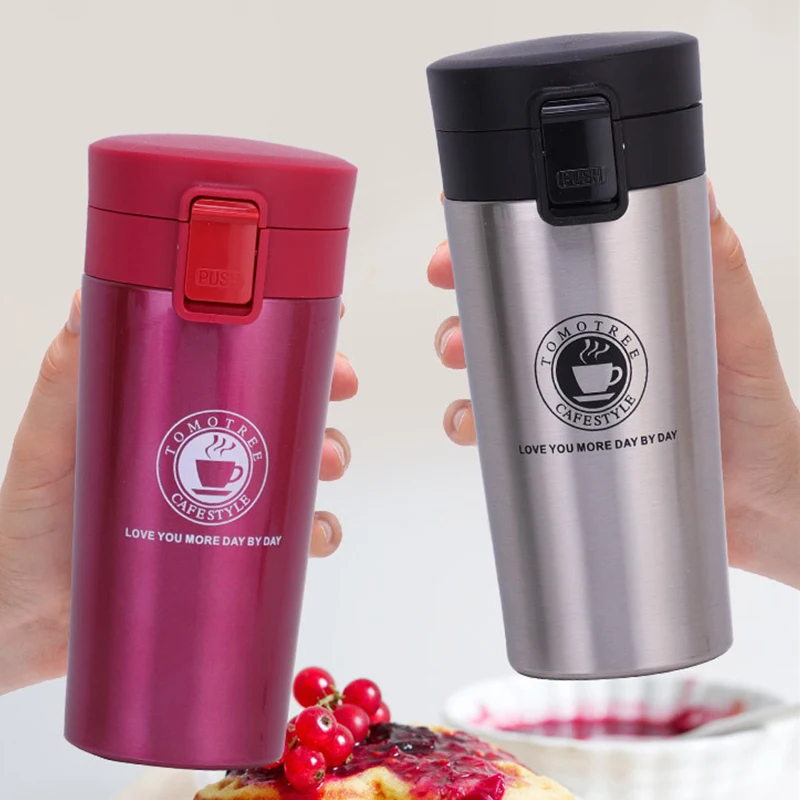 

Thermos Coffee Mug Double Wall Stainless Steel Tumbler Vacuum Flask Bottle Thermo Tea Mug Travel Thermos Mug Thermocup Bottle