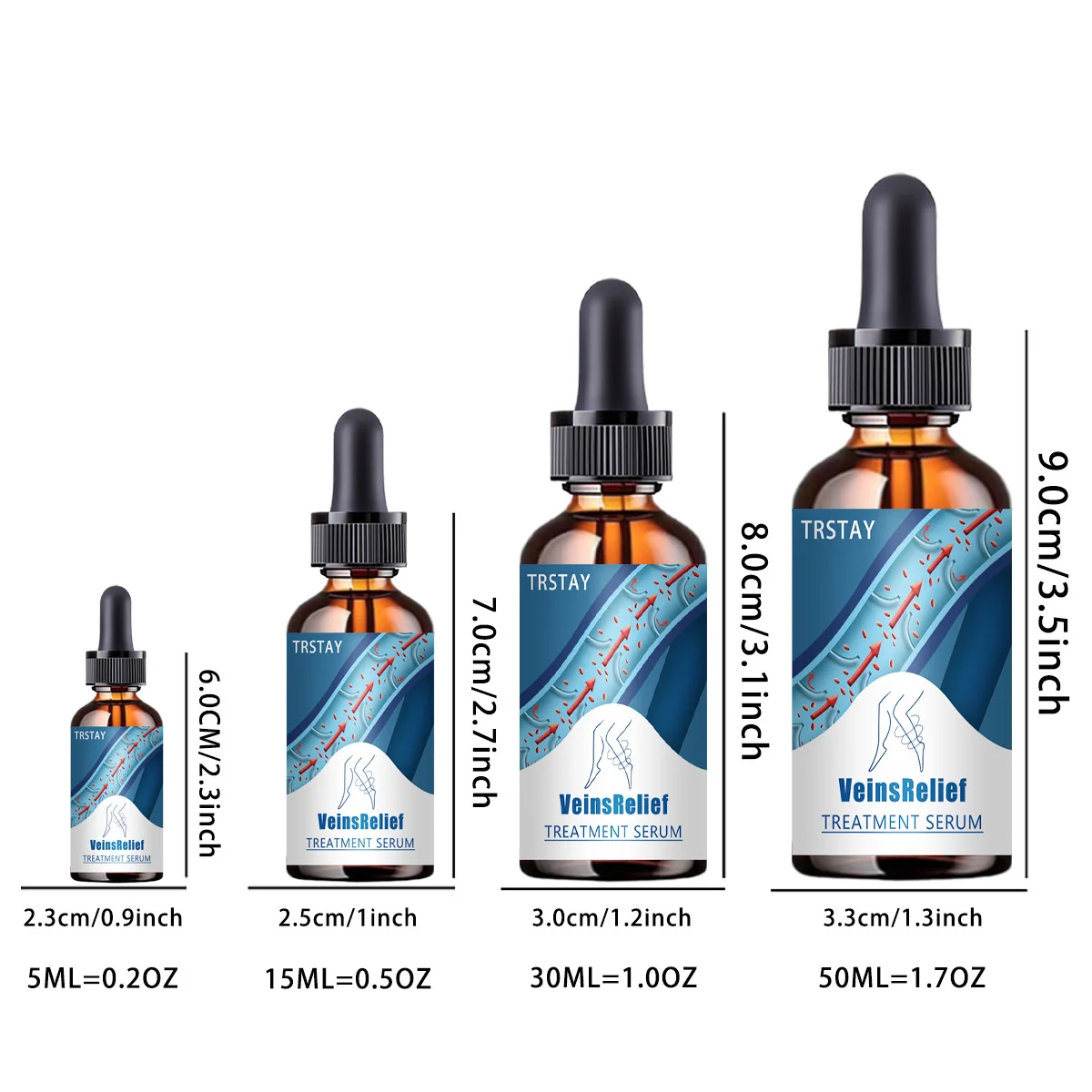 Сыворотка для лечения варикозного расширения вен TRSTAY снимает боль и давление в