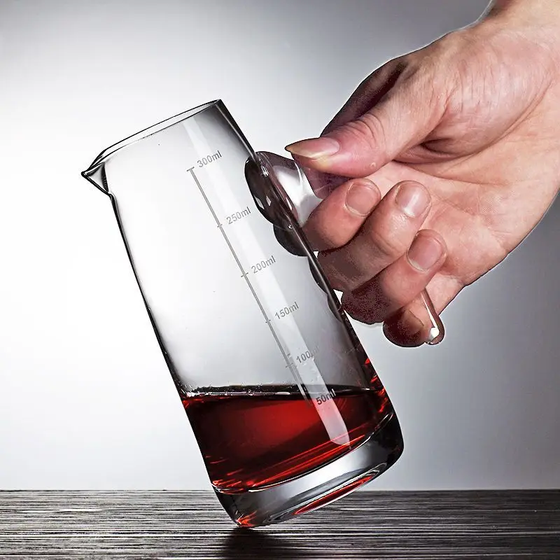 

Thickened glass Baijiu pot, wine dispenser, household small tie pot, foreign wine, red wine, lead-free scale, wine dispenser, so