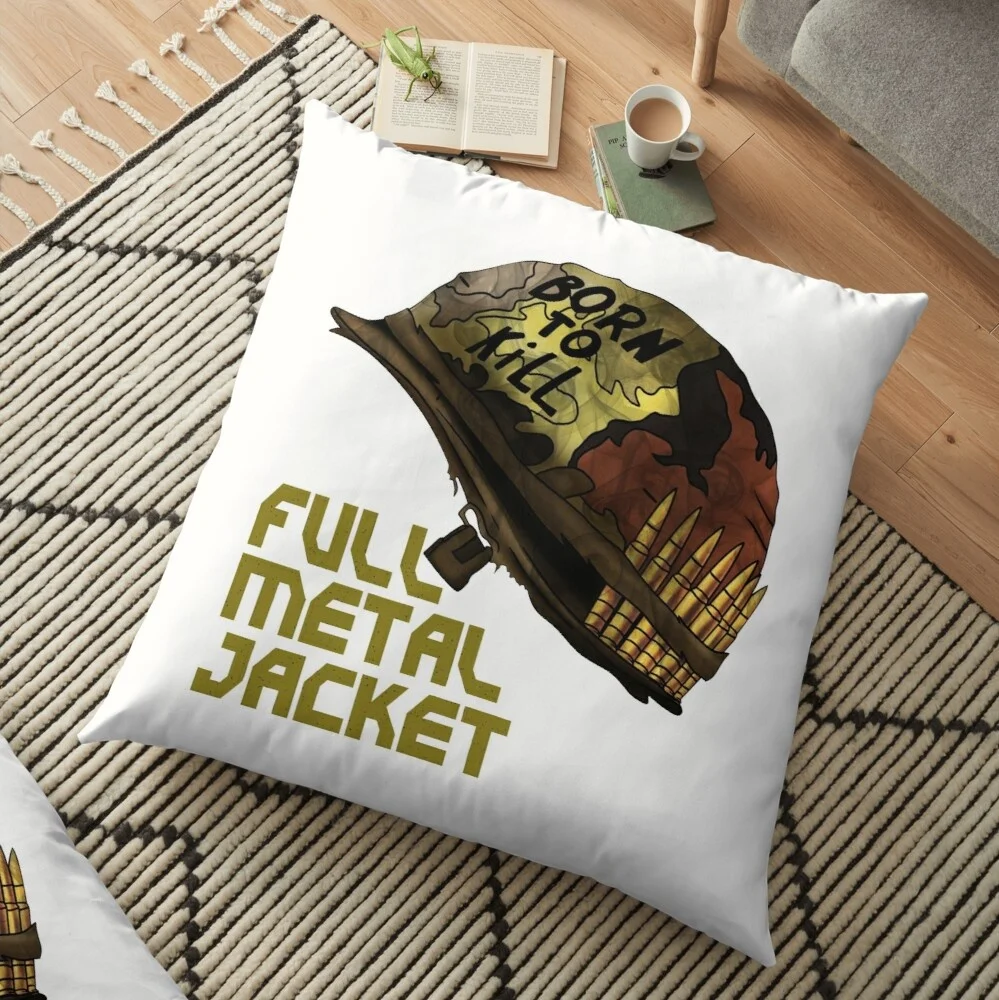 

Full Metal Jacket Pattern Pillow Case Fashion Square Cushion Car Sofa Home Office Decor