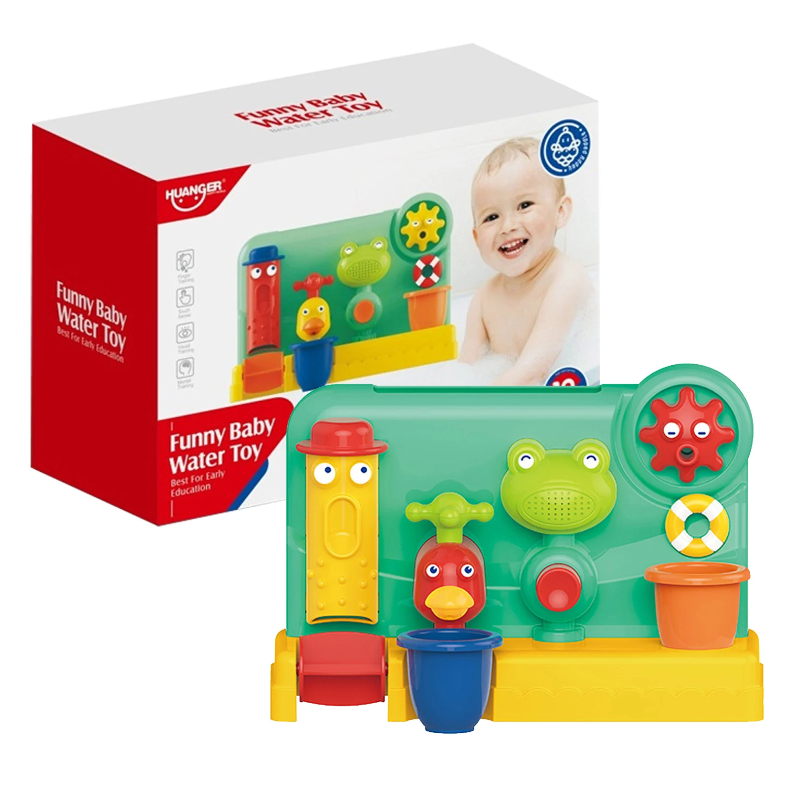 

Bathtub Spraying Water Toys Interactive Bath Toy For Toddlers Creative Shower Toy Suction Cups Funny Water Toys For Boys Girls