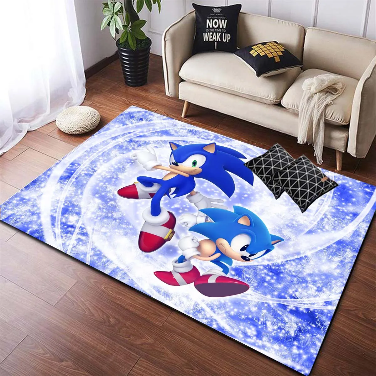 Аниме Sonic коврики с узором Противоскользящий коврик для гостиной детской спальни