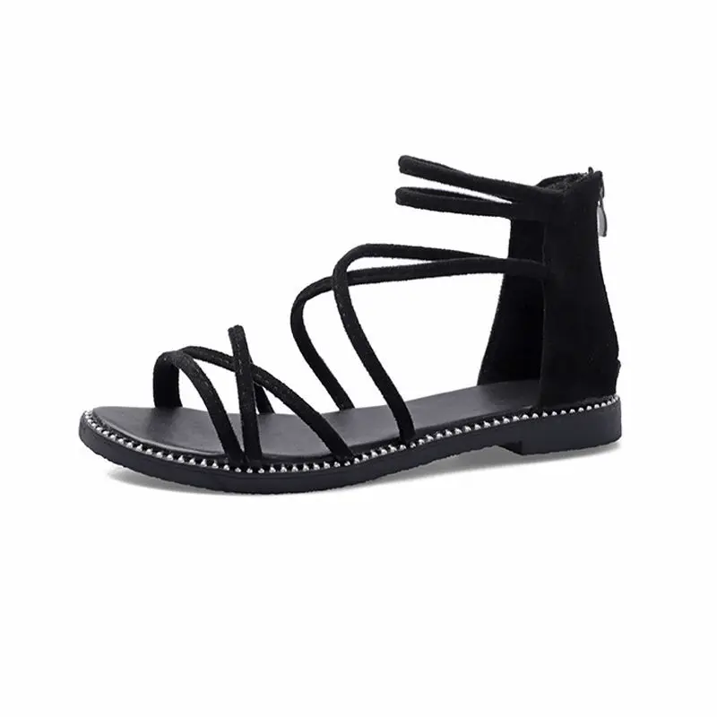 

Fairy Roman shoes flat all-match work sandals female 2022 new student sandals female summer fashion outer wear fashion shoes