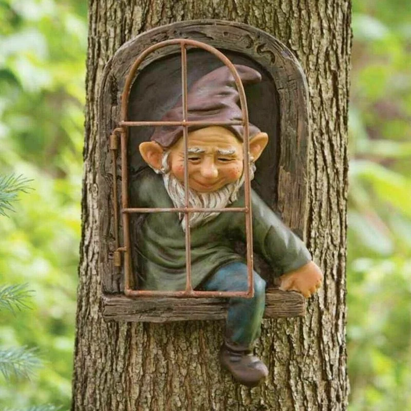 

Dwarf Old Man Statue Garden Decoration Resin Sculptures Old Man with White Beard Easter Decoration Garden Decoration Outdoor