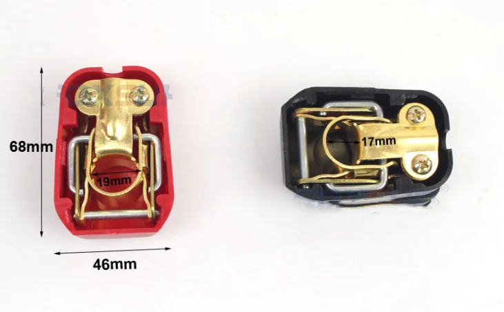 Новинка! Универсальный быстросъемный аккумулятор 1 пара 12 В зажимы клемм для