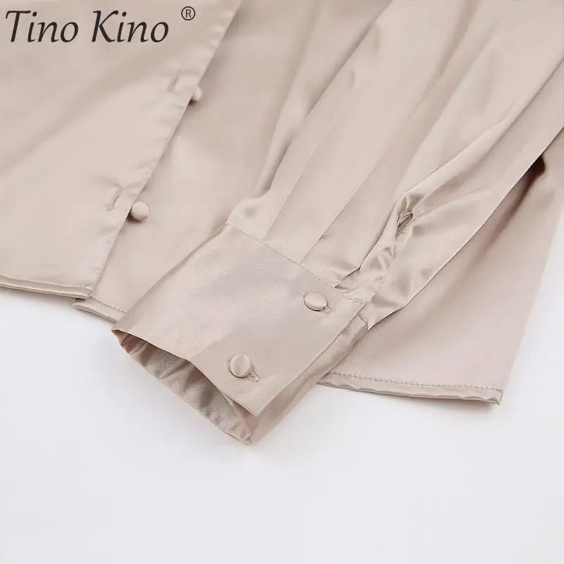 Женская рубашка с v-образным вырезом подплечники плиссированные пуговицы