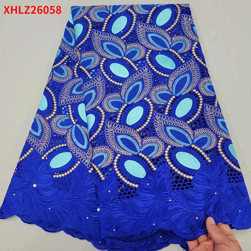 

Africa Amazing cotton printing 5 yards lace fabric ZHLZ26058B