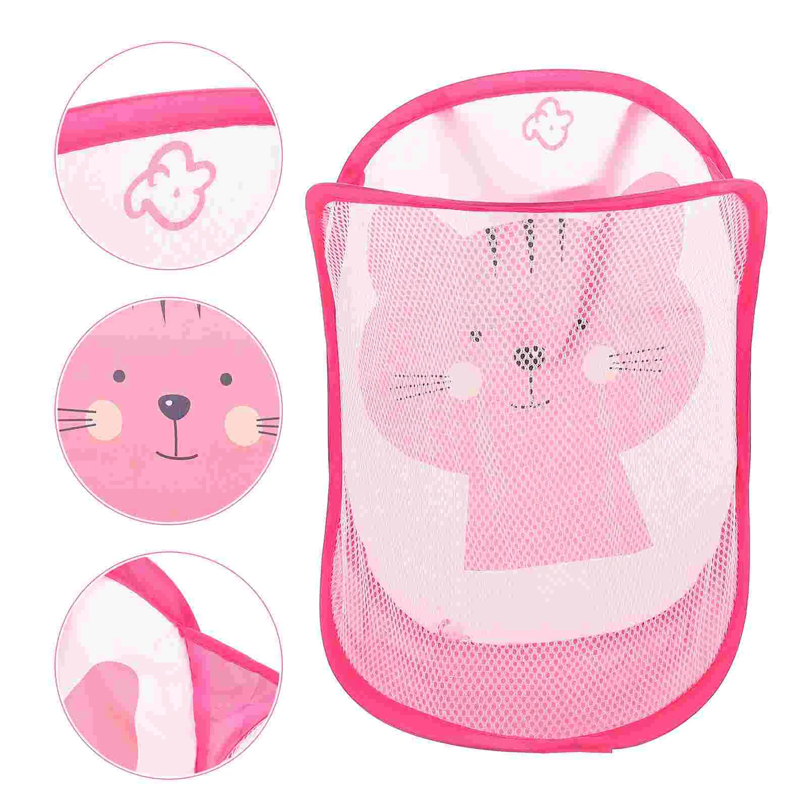 

Basket Laundry Clothes Storage Hamper Hanging Mesh Organizationdirty Bathroom Wall Collapsible Toyfoldable Organizers Organizer