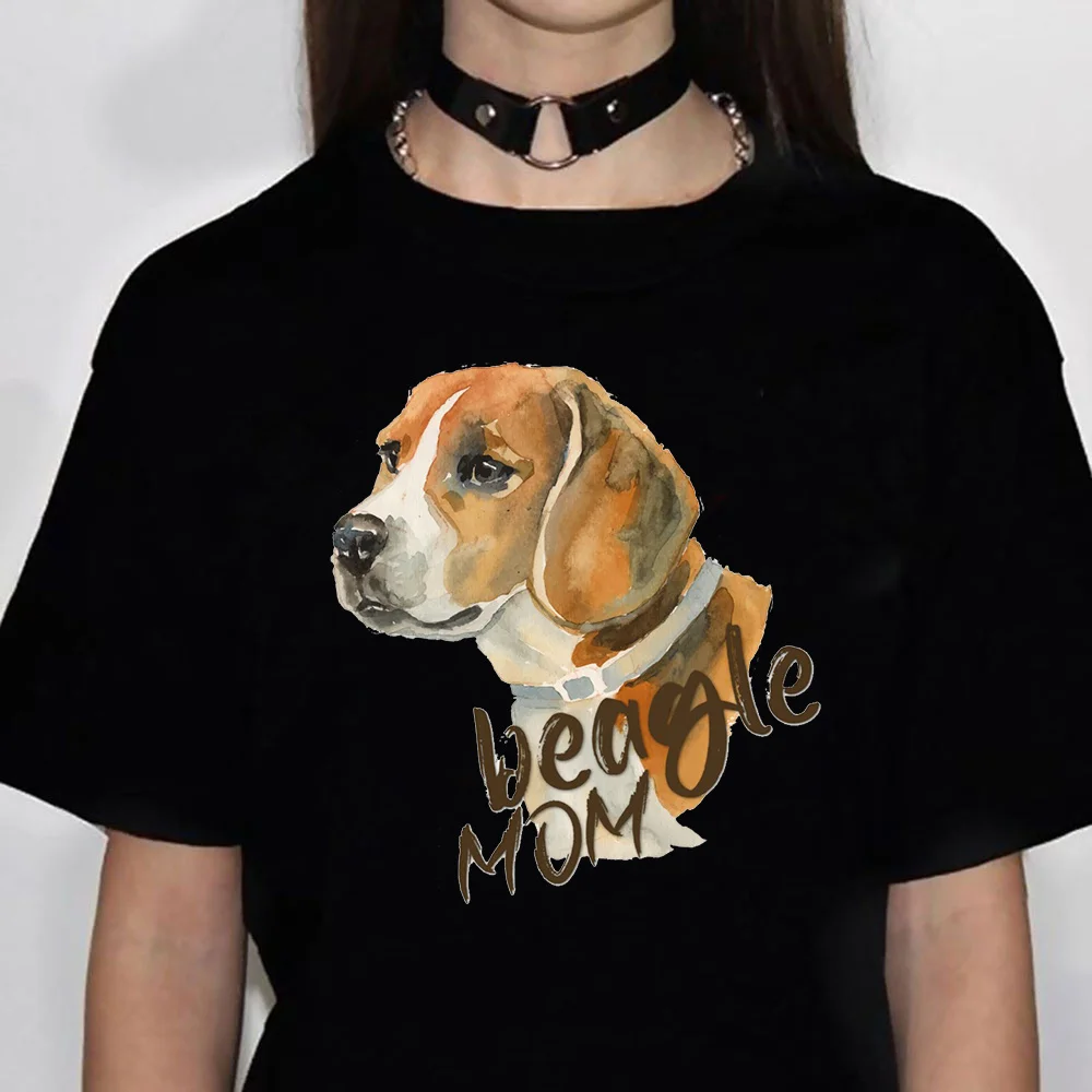 

Beagle tshirt women designer Y2K tshirt female streetwear harajuku anime clothes