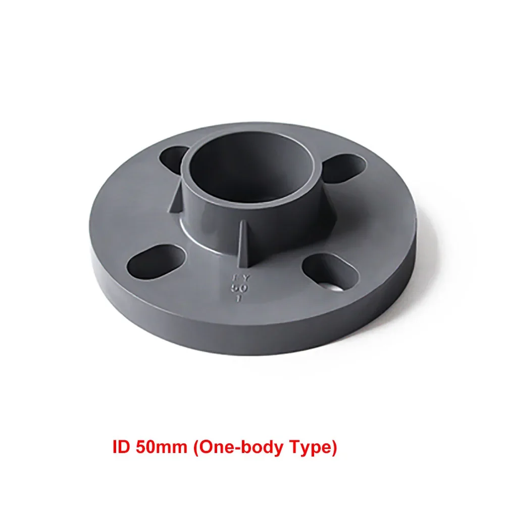1 шт. серый ПВХ 20 25 32 40 50 63 75 90 110 мм соединитель для фланцевых труб адаптер для ПВХ фурнитура фитинги трубные детали скользящие фланцы