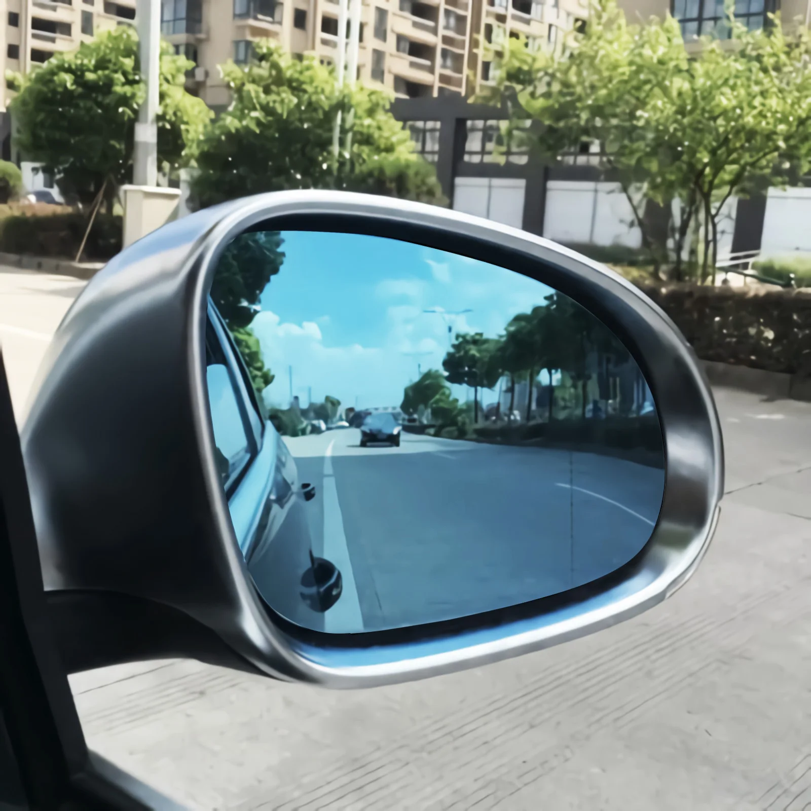 

Right Rear View Mirror Mirrors Outside Clear Glass Frameless Wide Angle Vision Replacement for Golf MK5 Auxiliary