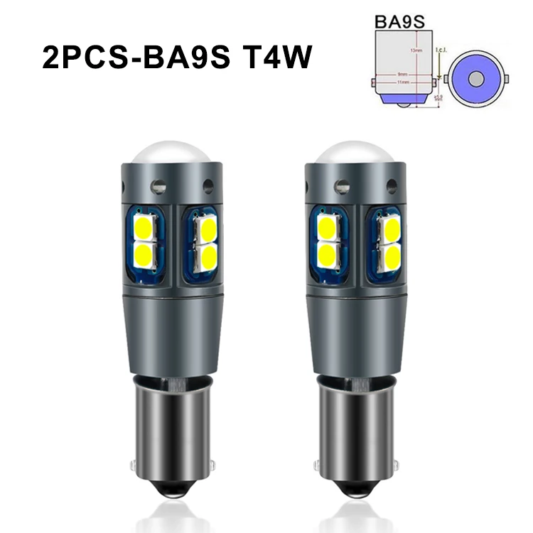 

2 шт., Автомобильные светодиодные лампы, 12 В, 3030 чипов