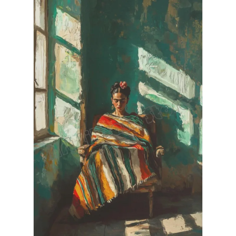 

Граффити Изумрудно-Зеленый F-K Портрет Цветочная Женщина Абстрактное Мексиканское Народное Искусство Плакат Холст Картина Настенные Панно Домашний Декор