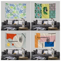 abstract matisse colorful tapestry wall hanging home decoration hippie bohemian decoration divination art home decor