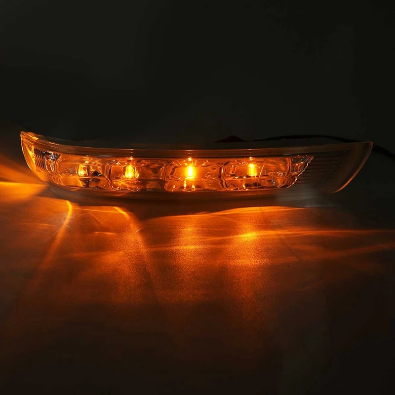 2 шт. зеркало заднего вида светодиодный указатель поворота повторитель лампы для