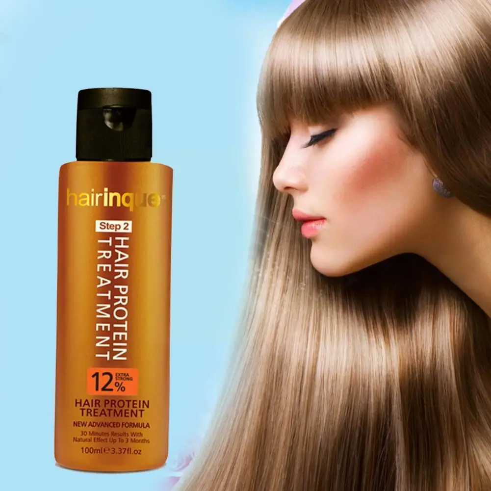 

New 11.11 12% Brazilian Keratin Hair Straightening Treatment With Pre Keratin Shampoo Hair Care Set For Repair Damaged Hair A7h6