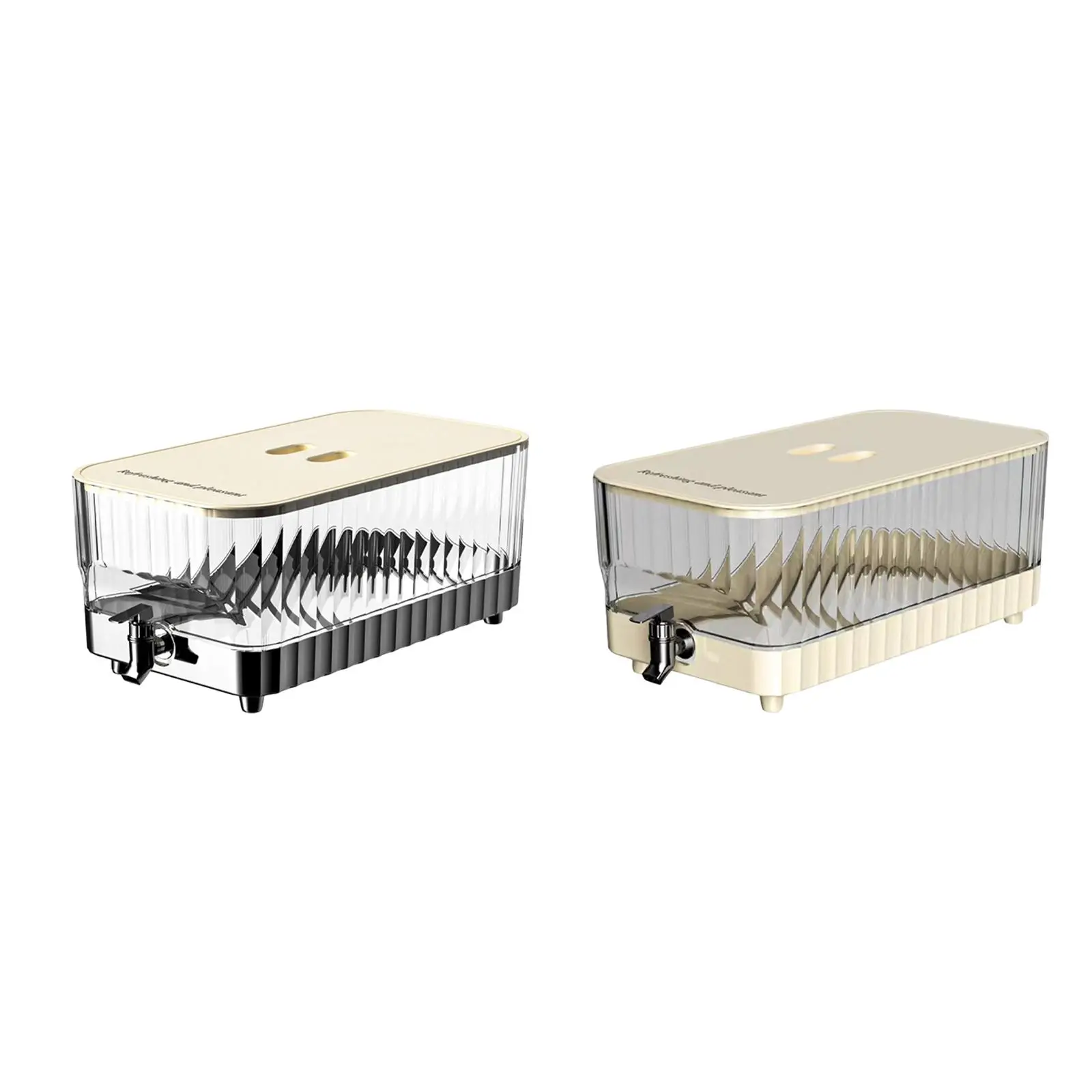 

5.3L Juice Lemonade Dispenser Stackable Multifunctional Sealed Lid Cold Drink Container for Tea Cold Water Outdoors Milk Juice