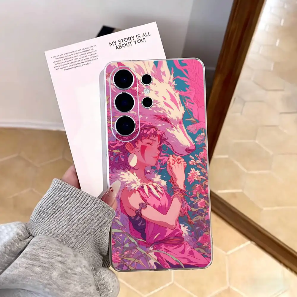 Анимированный чехол для телефона M-Mononoke H-Himes для Samsung S25, S24, S21, S22, S23, S30, Ultra, S20, Plus, FE, Note, 10, 9, 5G, прозрачная накладка (art.: 3920dbebcd8f6) - 3920dbebcd8f6