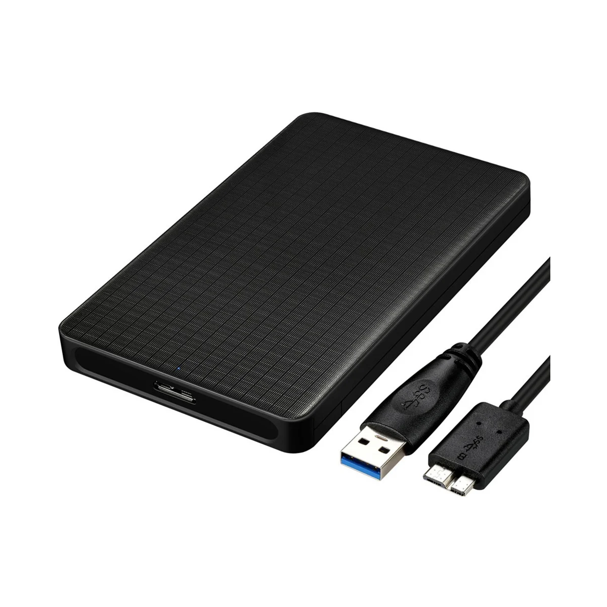 

USB 3.0 Mobile HDD Enclosure Case 2.5-Inch SATA Supports Various Mechanical Hard Drives and Solid State Drives