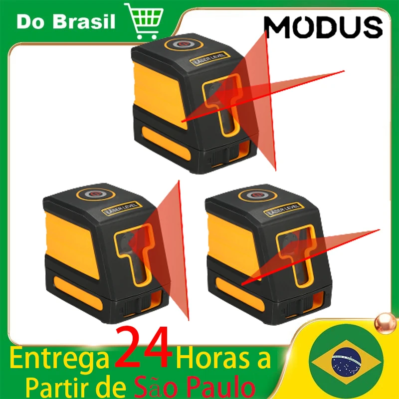 

2 Lines Red Laser Level Self-Leveling Vertical Nivel Laser Automatic Level for Tile Floor Installation