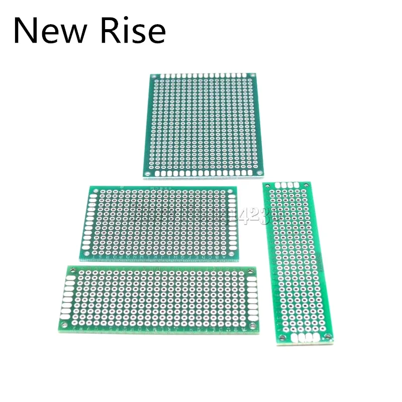 

4Pcs(=1pack) Double Side Prototype PCB Breadboard 5*7 4*6 3*7 2*8cm DIY circuit design FR4