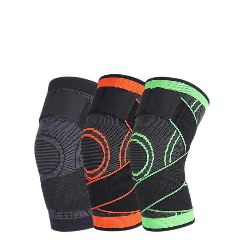 

Sports Knee Brace Elastic Bandage Fitness Running Training Compression Strap Patella Stabilizer Protective Sleeve