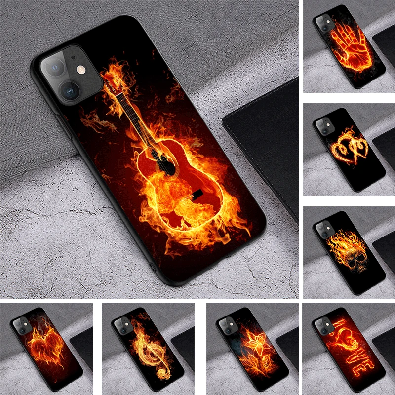 

Чехол для Oppo A5 A12E C1 A7 A5S A12 A12S A31 A8 A11 A9 A15 A35 A15S A16 A54 A16S A37 чехол с рисунком пламени огня
