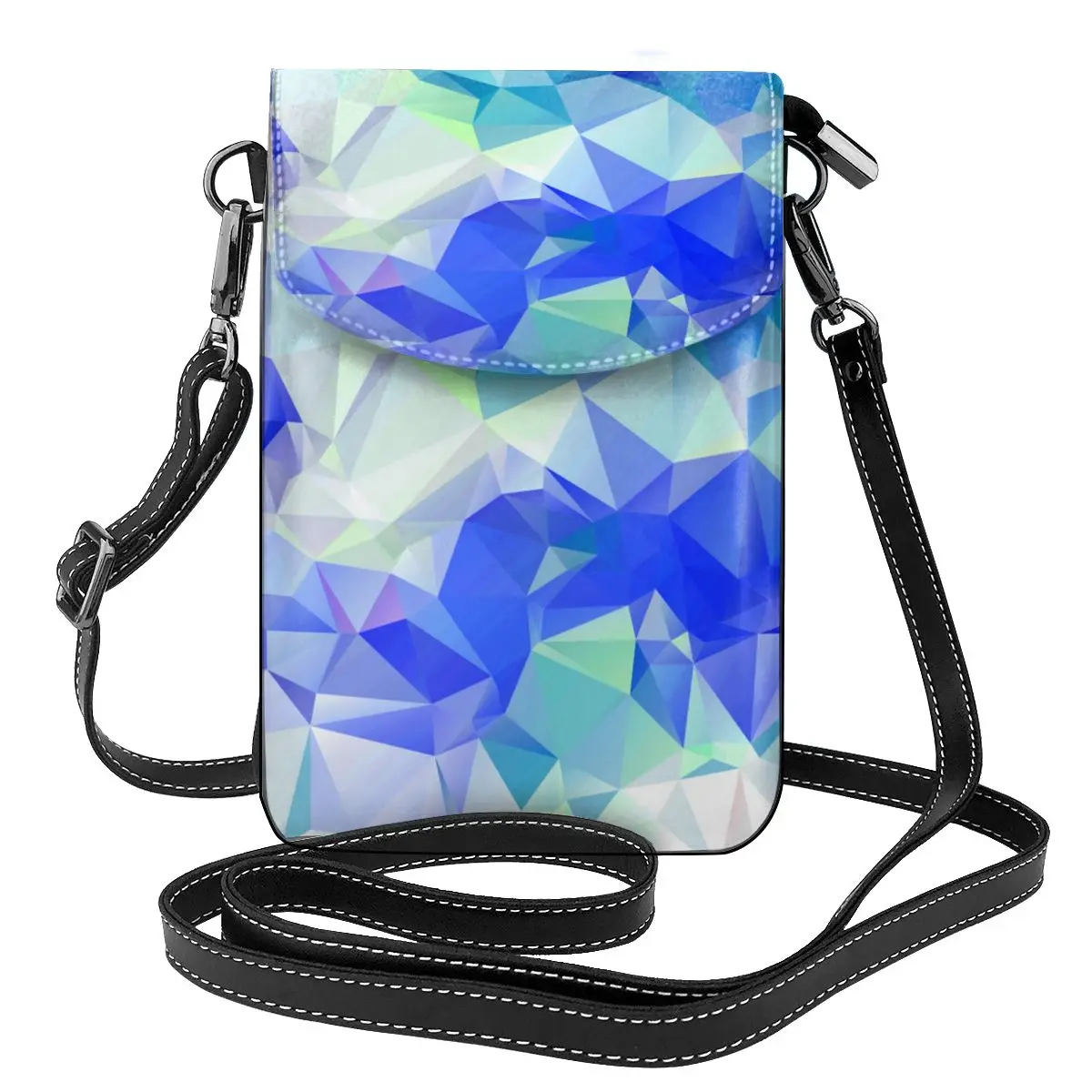 

Сумка на плечо с абстрактным геометрическим рисунком в стиле ретро