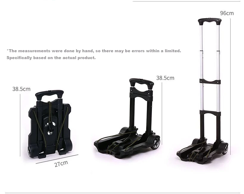 Прямая поставка сверхмощный складной ручной мешок 35 кг колесная тележка