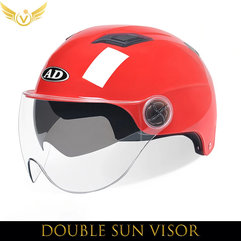 

V шлем для электрического скутера, летний V-образный чоппер, мотоциклетные шлемы, безопасный водопад, сомские городские статьи, женское и мужское мотооборудование