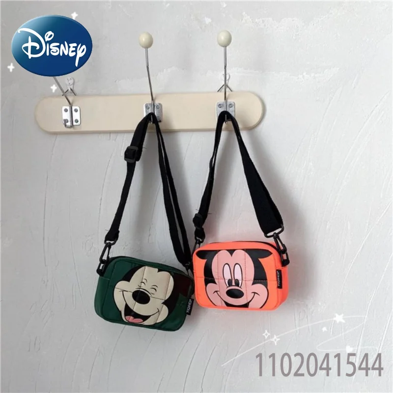 Disney Mickey Mouse Mini Small Treasure for Children 2022 New Fashion Versatile Single Shoulder Crossbody Bag Nylon Cute Casual