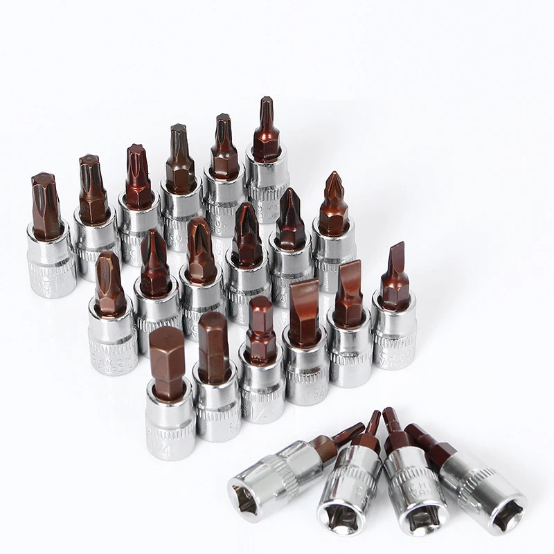 

22 шт./набор, набор насадок для отвертки, 1/4 дюйма