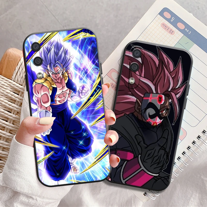

Japanese Anime Dragon Ball Phone Case For Samsung Galaxy S8 S8 PLus S9 S9 Plus S10 S10E S10 Lite 5G Plus Silicone Cover Black