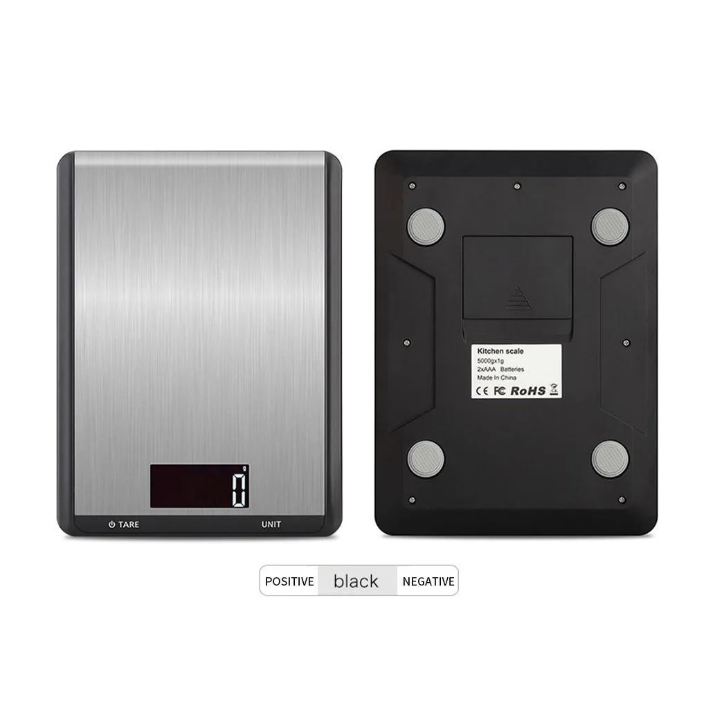 

5/10Kg Digital Kitchen Food Scale Electronic Balance Stainless Steel Multifunction Measuring Weight Tool LCD Electronic Gram Sca