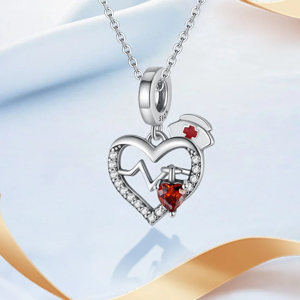 Оригинальная шляпа медсестры из стерлингового серебра 925 пробы