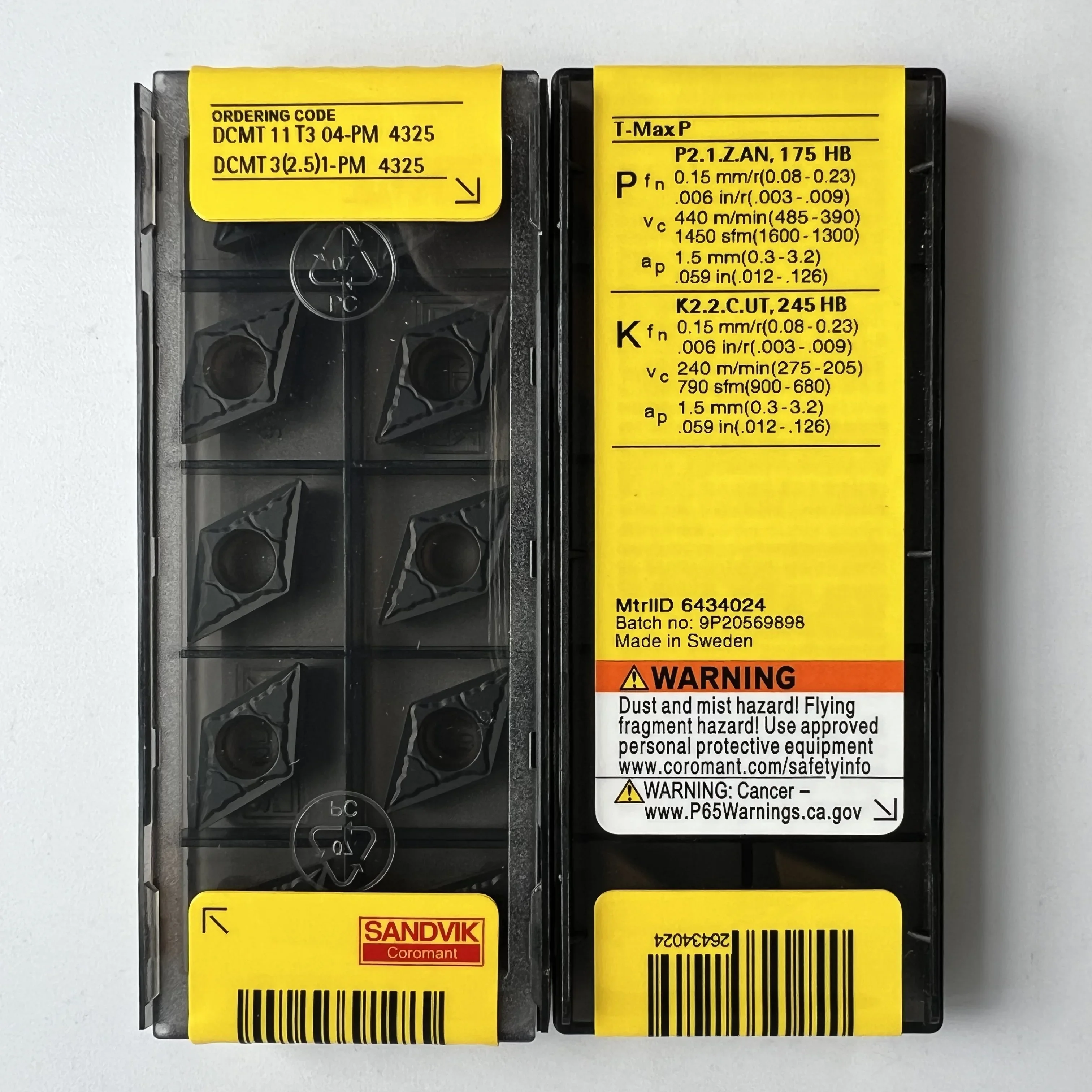 DCMT11T304-PM 4325 Лезвие с ЧПУ