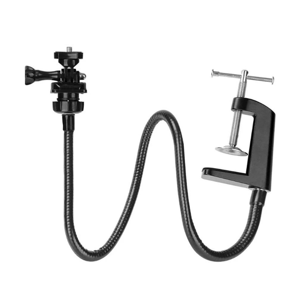 

Camera Bracket Desk Jaw Clamp Flexible Gooseneck Stand Bracket Flexible Holder Stand Mount for Webcam Brio 4K C925e