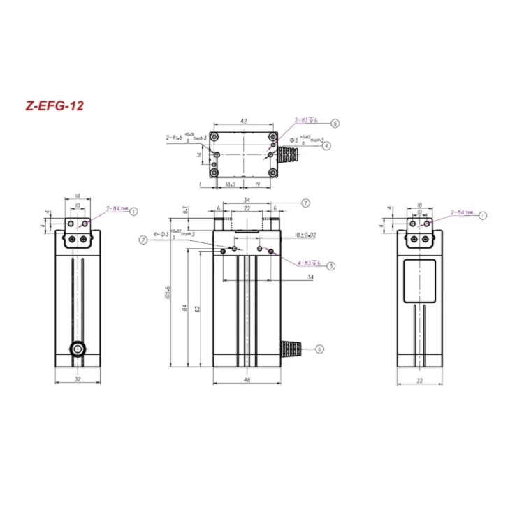 Китайский робот-захват Коллекционный робот Hitbot Z-EFG-12 для автоматизации выбора и