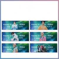 1pcs kpop bangtan boys hand banner new concert support hand banner fabric hang up poster for fans collection gifts wholesale
