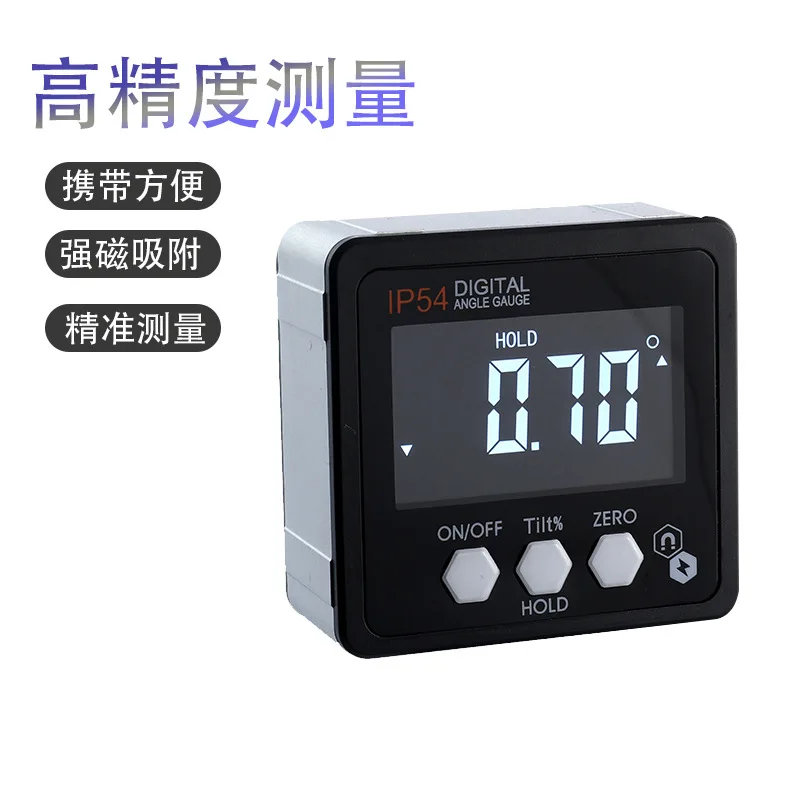 

IP54 4*90° Digital Inclinometer Angle Protractor Backlight Protractor Slope Meter Single-side Magnetic Electronic Goniometer