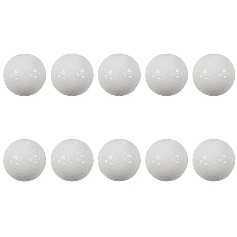 

10Pcs/Lot Golf Balls Luminous Light Up Golf Balls Bright Night Glow Golf Ball